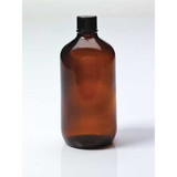 Qorpak Bottle,127 mm H,Amber,96 mm Dia,PK12 GLC-02279