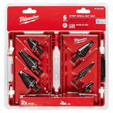 Milwaukee Tool Step Drill Bit Set,HSS,1-8-1-1-8 In,6 pc 48-89-9224