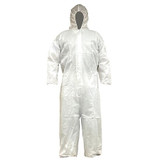 Condor Hooded Coveralls,XL,White,Bulk,PK25 817LF1