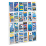 Safco Literature Rack,41" H,Clear 5601CL