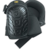 Clc Work Gear Knee Pad,UNIV,Clip,Hook/Loop,Black,PR1 345