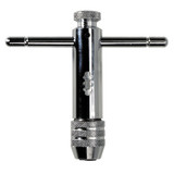T-Handle Ratcheting Tap Wrenches, 1/4 - 1/2 in Tap Size, Carded