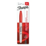 Fine Tip Permanent Marker, Red, Bullet