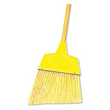 Boardwalk Angler Broom,Plastic/Wood,53" L,Ylw,PK12 BWK932ACT