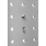Triton Products Pegboards,4 Panel,3/16"D,48"H,24"W,Black DB-4BK