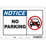 Condor No Parking Sign,7" x 10" 478C84