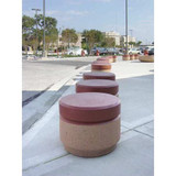 Wausau Tile Decorative Bollard ,19 in H,Beige TF6082W22