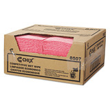 Chix Wet Wipes,11-1/2" x 24",White/Pink,PK200 8507