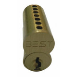 Best Interchangeable Core,Satin Brass,6 Pins 1C6E1606