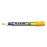 Dura-Ink®+ Easy Off Detergent marker, Yellow, Permanent Ink Marker Pack of 12