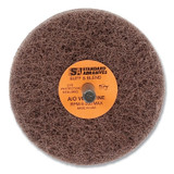 Buff and Blend GP Wheel, 3 in dia x 0.25 in arbor, Very Fine, 8000 RPM, Aluminum Oxide