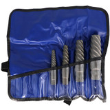 Cleveland Screw Extractor Set,Carbon Steel C00908