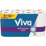 Viva Multi-Surface Cloth Paper Towels (8 Double Rolls)