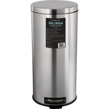 Ninestars 8 Gal. Foot Pedal Round Trash Can SOT-30-1
