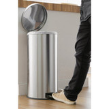 Ninestars 8 Gal. Foot Pedal Round Trash Can