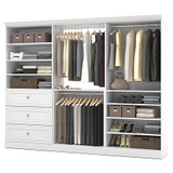Bestar Storage Kit,White,108" 40852-17
