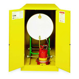 Justrite Flammable Cabinet,Horizontal,55 Gal.,YLW 899300