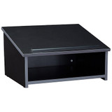 Oklahoma Sound Tabletop Lectern,13.75 in H,Black 22-BK
