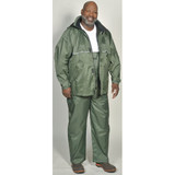 Viking Rain Jacket Detachable Hood,Green,XL 3305J-XL