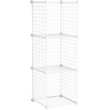 Rubbermaid  White 3-Cube Storage Stacker 2149483 226441