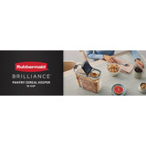Rubbermaid Brilliance 18 Cup Cereal Pantry Airtight Food Storage Container 2146788 633414