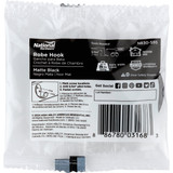 National Hardware Matte Black Robe Hook