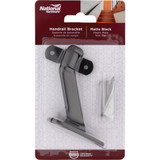 National Hardware Matte Black Handrail Bracket