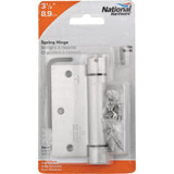 National Hardware 3-1/2 In. Stainless Steel Spring Hinge