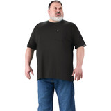 Berne Performance Men's 2XL Tall Black Short Sleeve Pocket T-Shirt BSM38BKT520 730222
