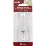 National Hardware 3 In. Chrome Rigid Square Door Stop