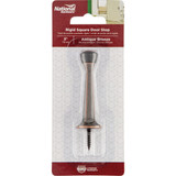 National Hardware 3 In. Bronze Rigid Square Door Stop
