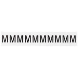 Brady Letter Label,1-1/2"H,1-11/64"W,PK10 9713-M