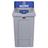 Rubbermaid Commercial Recycle Station,Color Blue,40.12" H 2171557