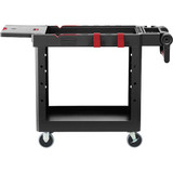 Rubbermaid Commercial Utility Cart,500 lb. Load Cap.,Black 1997206