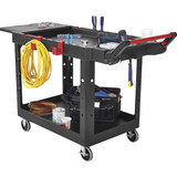 Rubbermaid Commercial Utility Cart,500 lb. Load Cap.,Black 1997208