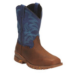 Tony Lama Boot Co Wellington Boot,D,8 1/2,Blue TW5010 85 D