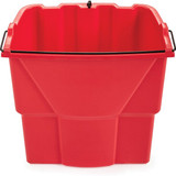 Rubbermaid Commercial Dirty Water Bucket,Red,4 1/2 gal 2064907