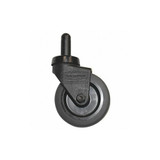 Rubbermaid Commercial Caster, Quiet, 3", Gray, WB Trolley GRFG1990704
