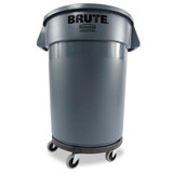 Rubbermaid Commercial Container Dolly,250 lb.,Fits 55 gal. FG264000BLA