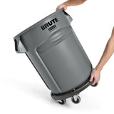 Rubbermaid Commercial Container Dolly,250 lb.,Fits 55 gal. FG264000BLA
