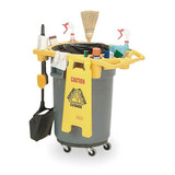 Rubbermaid Commercial Rim Caddy,32 1-2 in L,Yellow FG9W8700YEL