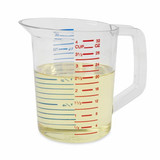 Rubbermaid Commercial Measuring Cup,Clear,Plastic FG321600CLR