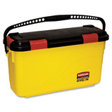Rubbermaid Commercial Charging Bucket with Lid,Yellow,1 gal FGQ95088YEL