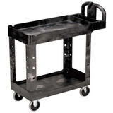 Rubbermaid Commercial Utility Cart,500 lb. Load Cap.,PE FG450088BLA