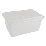 Rubbermaid Commercial Lid for Tote,26 in L x 18 in W, 26qt FG350200WHT