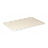 Rubbermaid Commercial Lid for Tote,26 in L x 18 in W, 26qt FG350200WHT