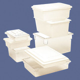 Rubbermaid Commercial Lid for Tote,26 in L x 18 in W, 26qt FG350200WHT