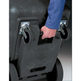 Rubbermaid Commercial Tilt Truck,Utility,3-4 cu. yd.,600 lb. FG101100BLA