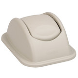 Rubbermaid Commercial Wastebasket,Rectangular,3-1-4 gal.,Beige FG295500BEIG