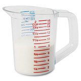 Rubbermaid Commercial Measuring Cup,Clear,Plastic FG321500CLR